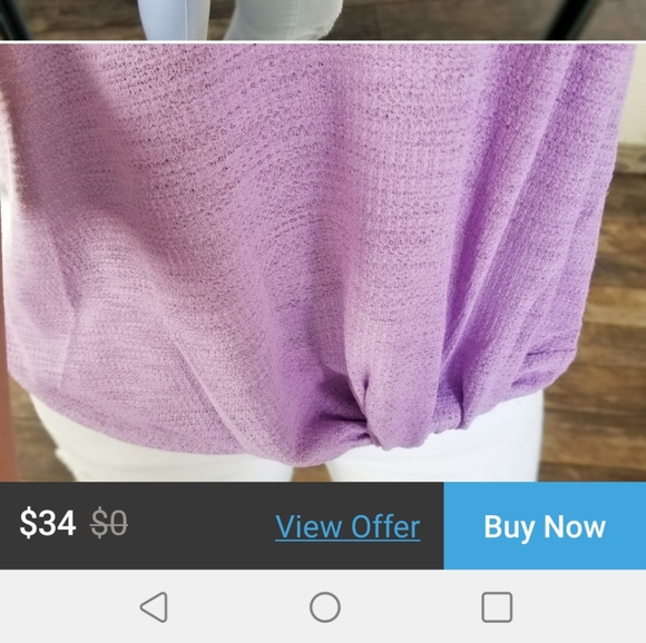 Twisted bottom Tank large NWT - Picture 7 of 8